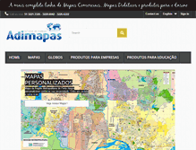 Tablet Screenshot of adimapas.com.br